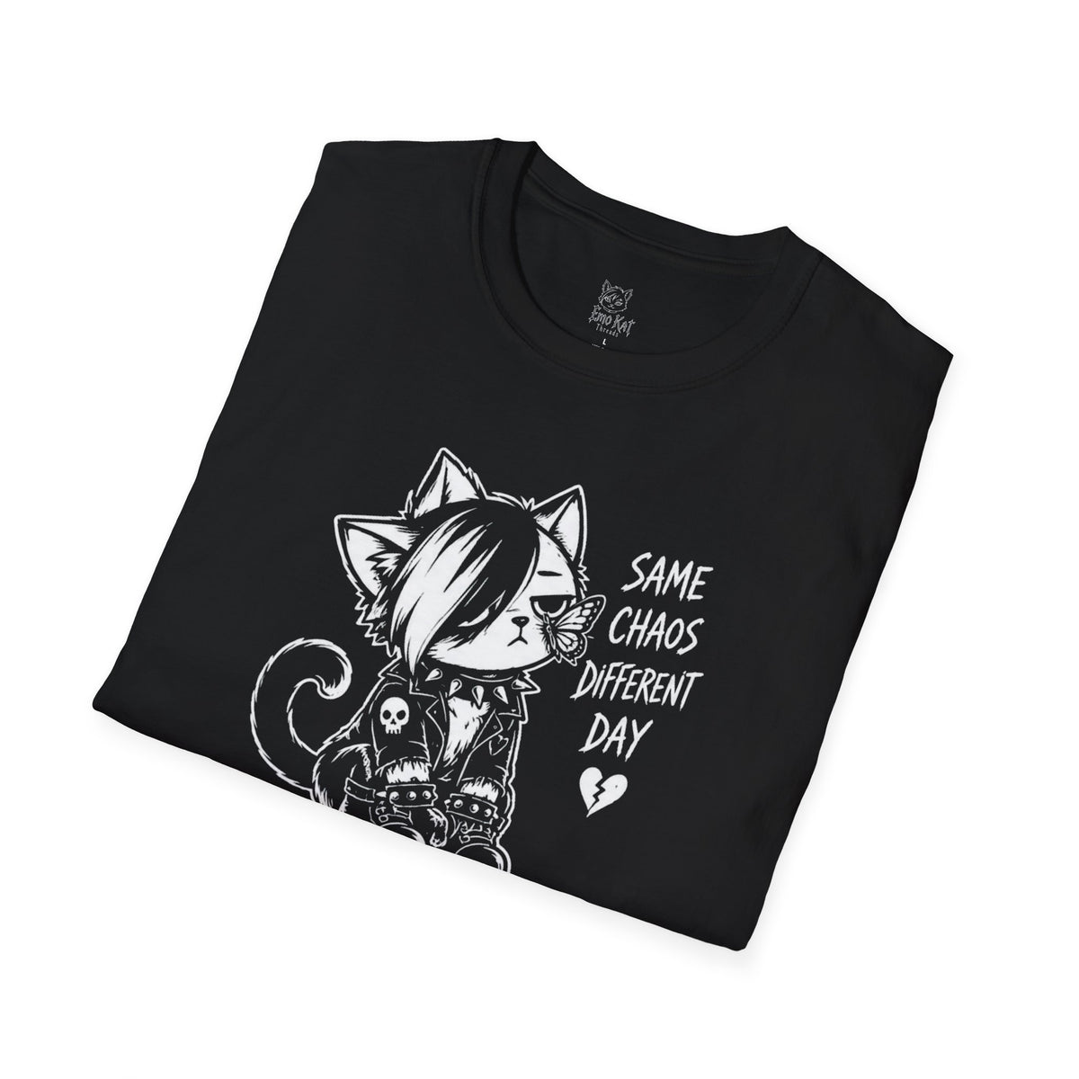 Same Chaos Different Day Cat Tee