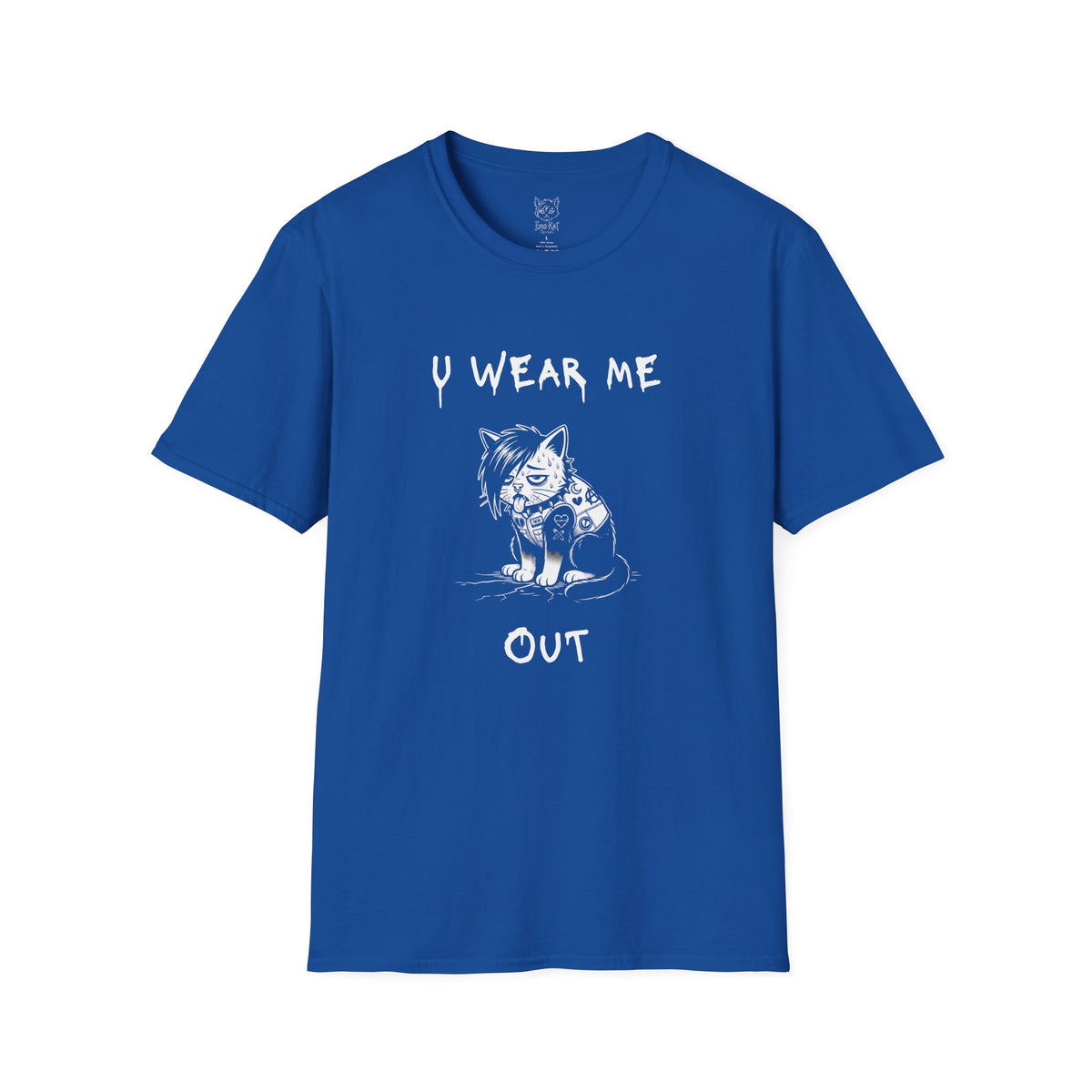 "U Wear Me Out" Punk Kitty Tee