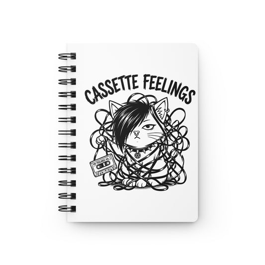Cassette Feelings Spiral Notebook Journal