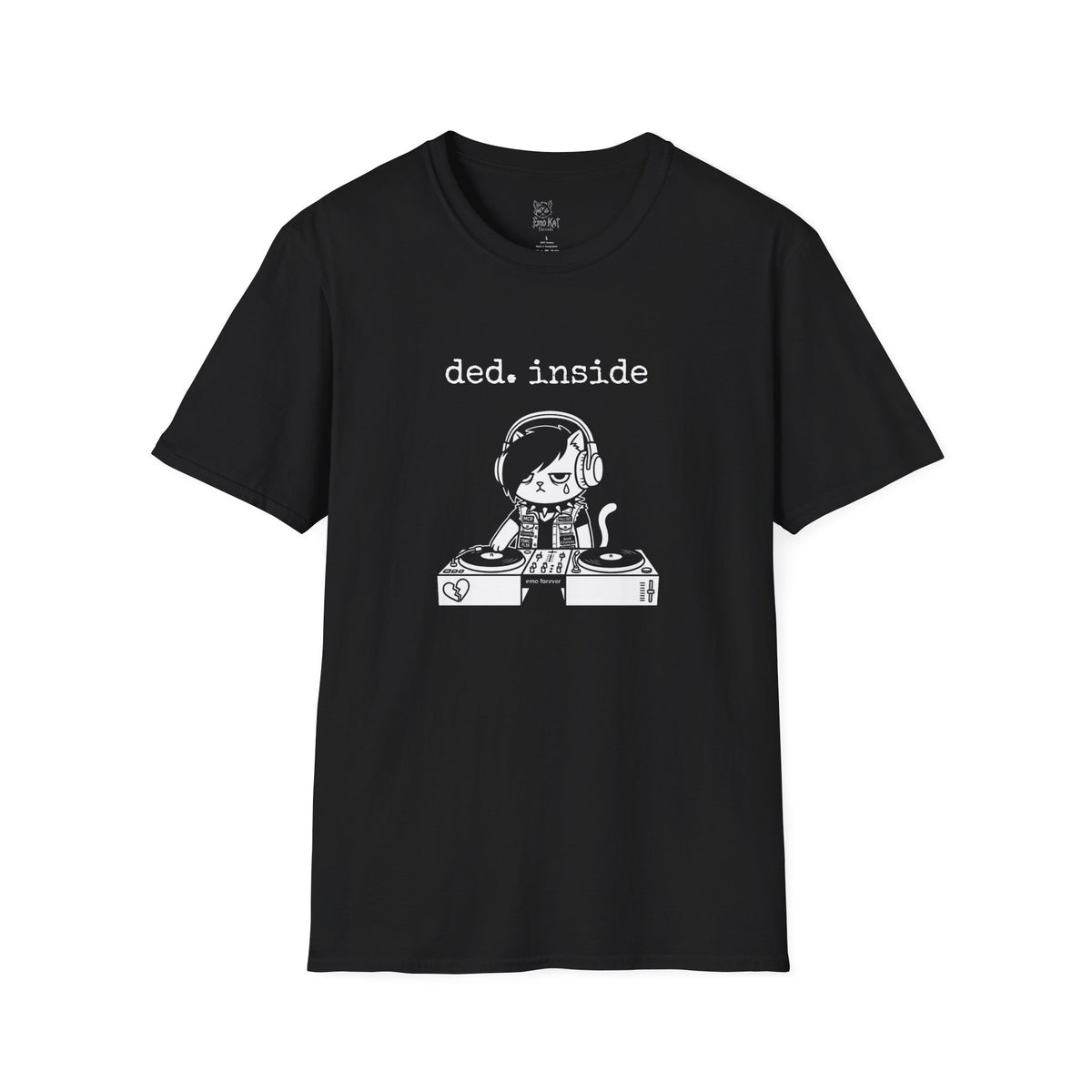 ded. inside Cat DJ Tee