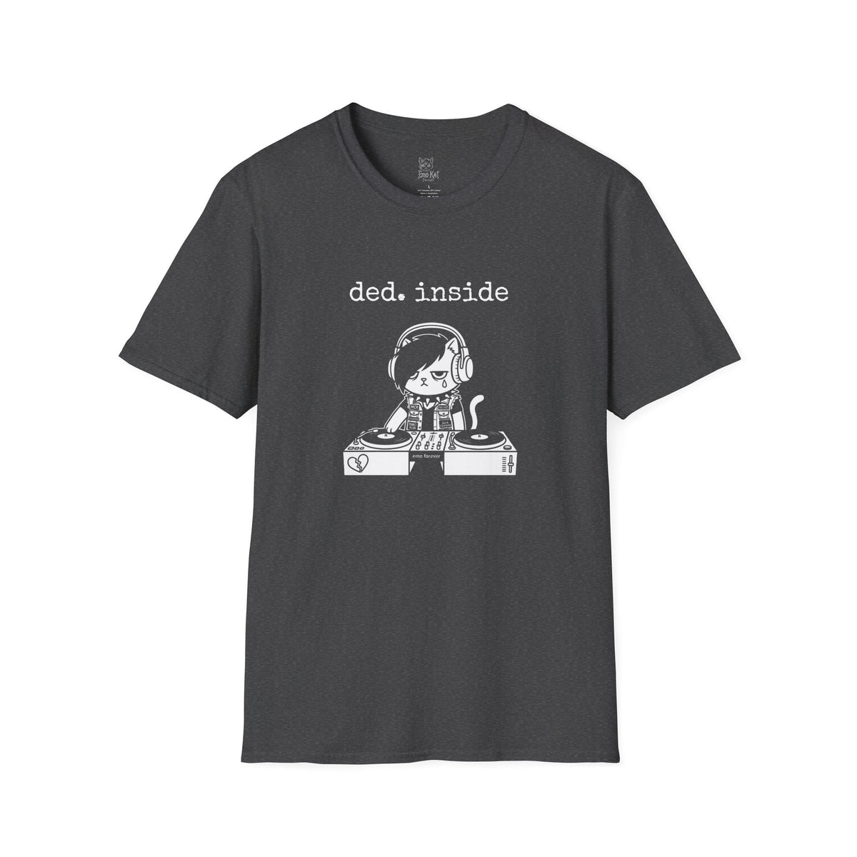 ded. inside Cat DJ Tee