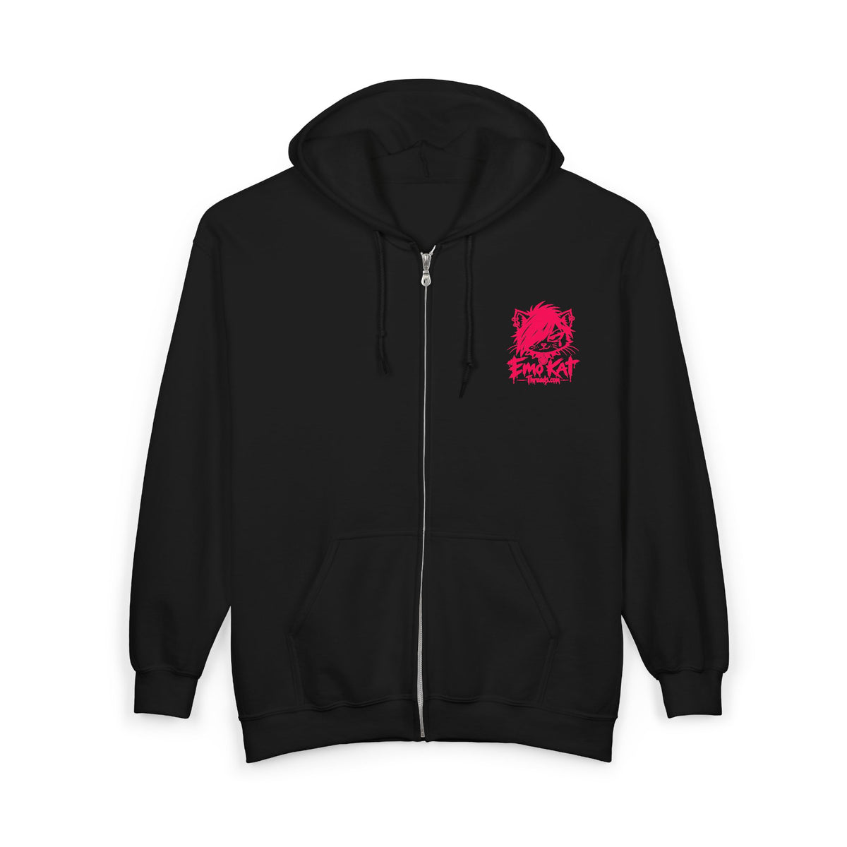 Emo Kat Threads zip up hoodie