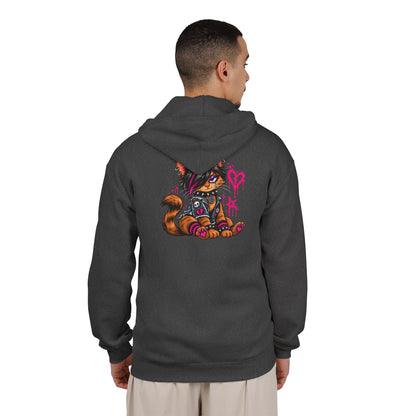 Emo Kat Threads zip up hoodie
