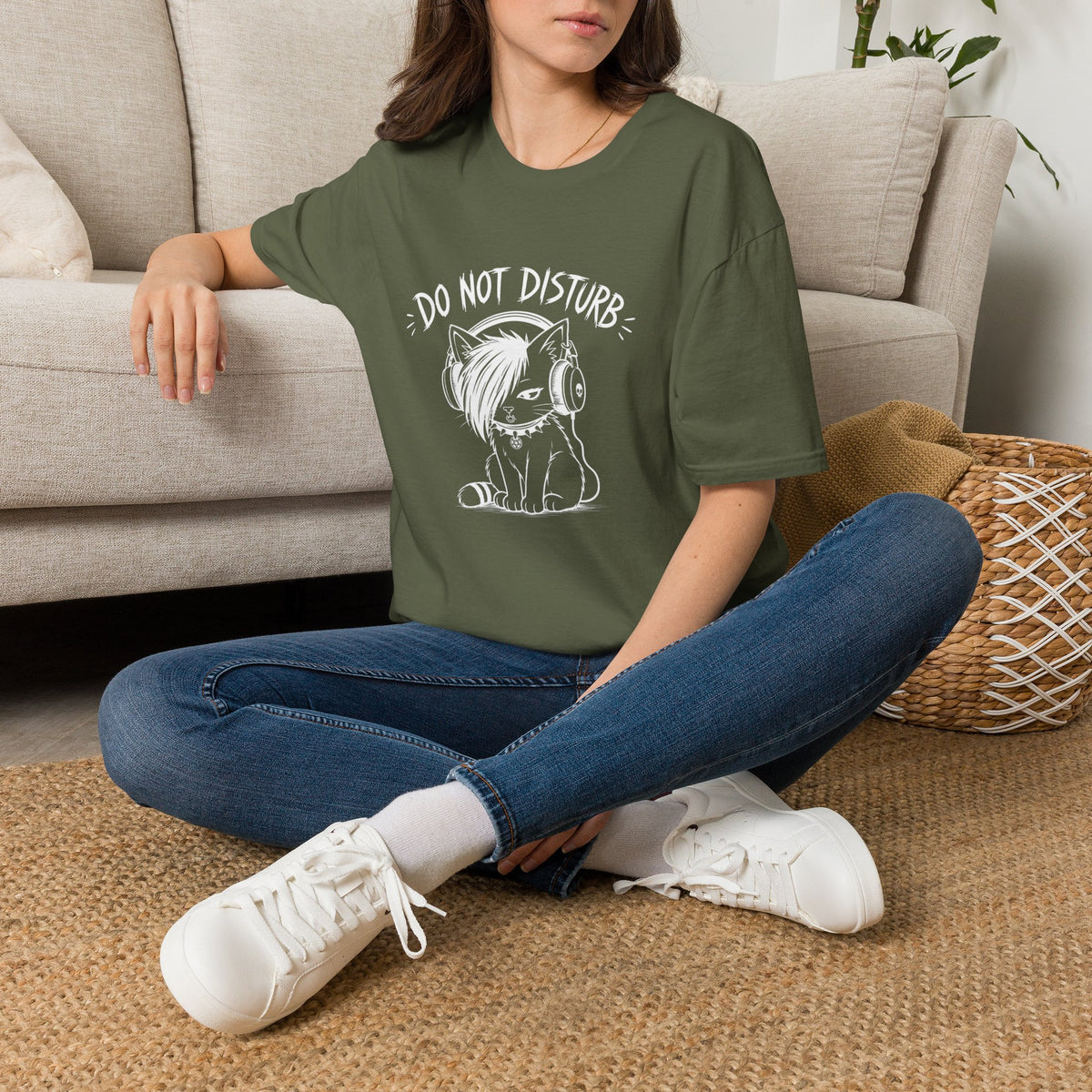 Do Not Disturb Cat Tee