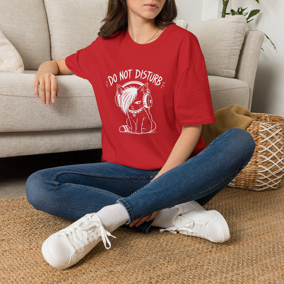 Do Not Disturb Cat Tee