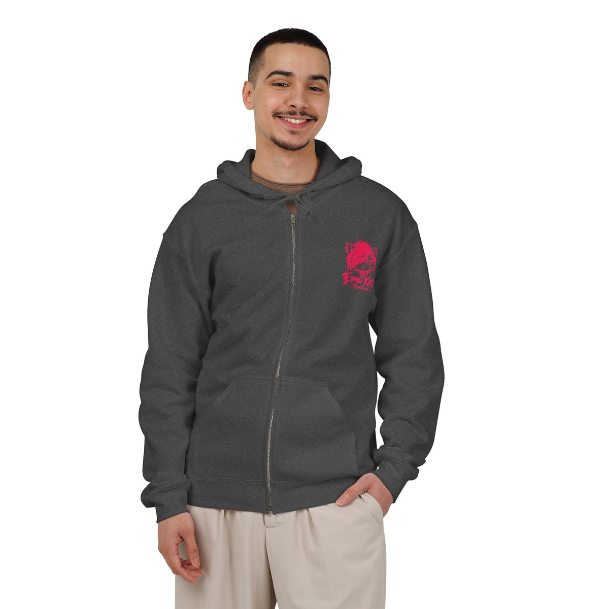 Emo Kat Threads zip up hoodie