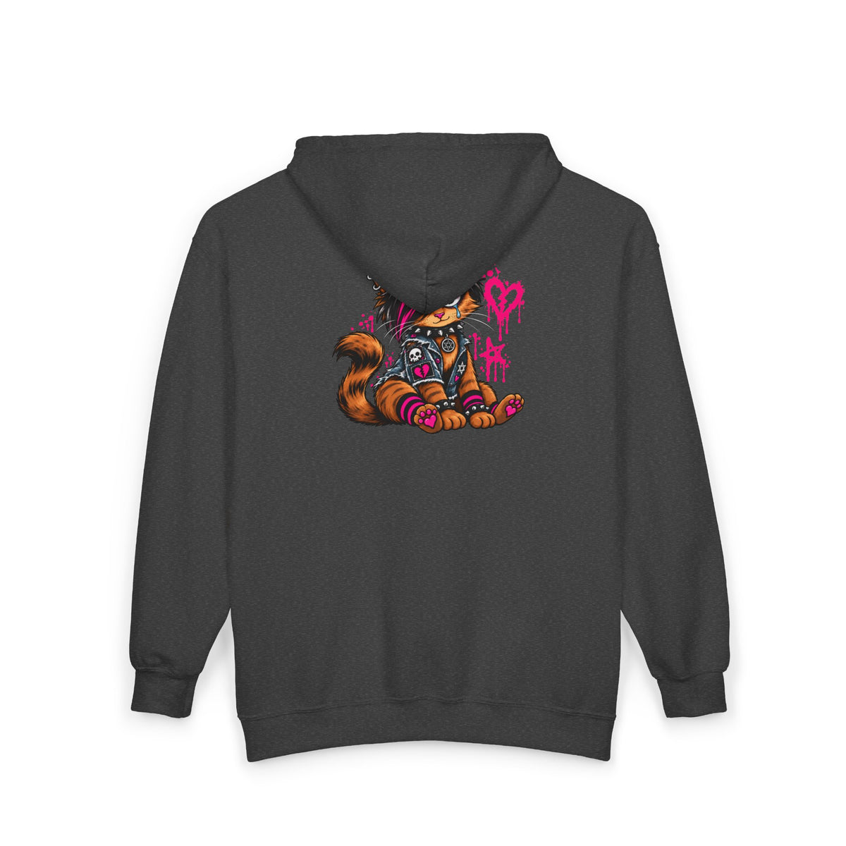 Emo Kat Threads zip up hoodie