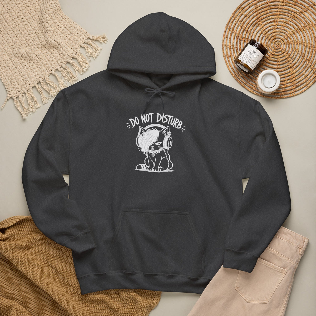 Do Not Disturb Cat Hoodie