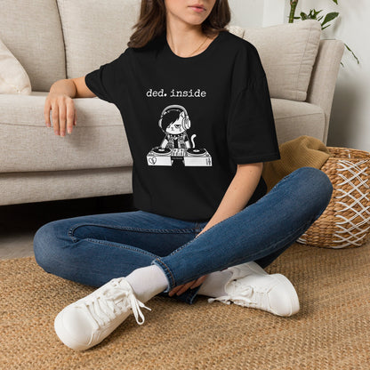 ded. inside Cat DJ Tee
