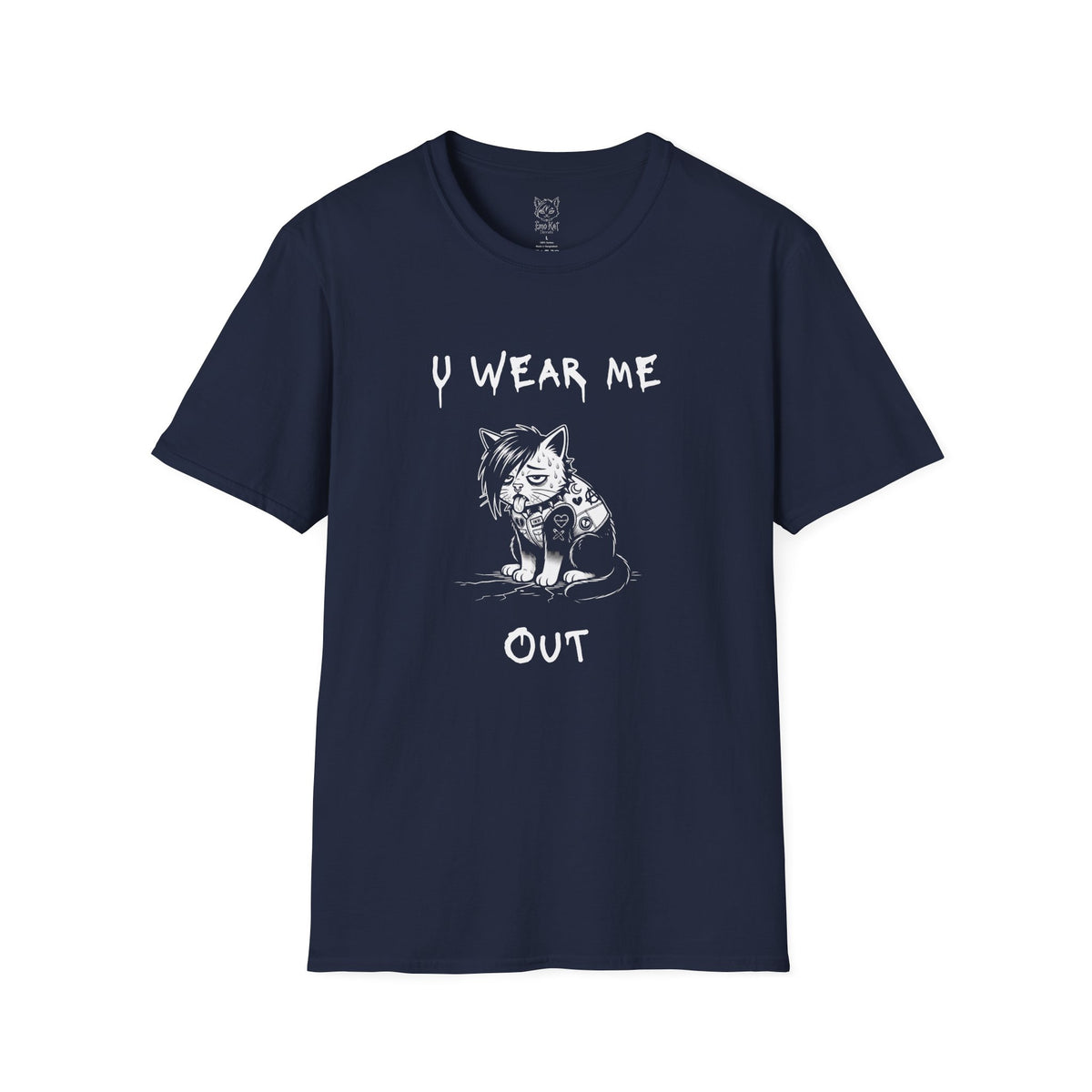 "U Wear Me Out" Punk Kitty Tee