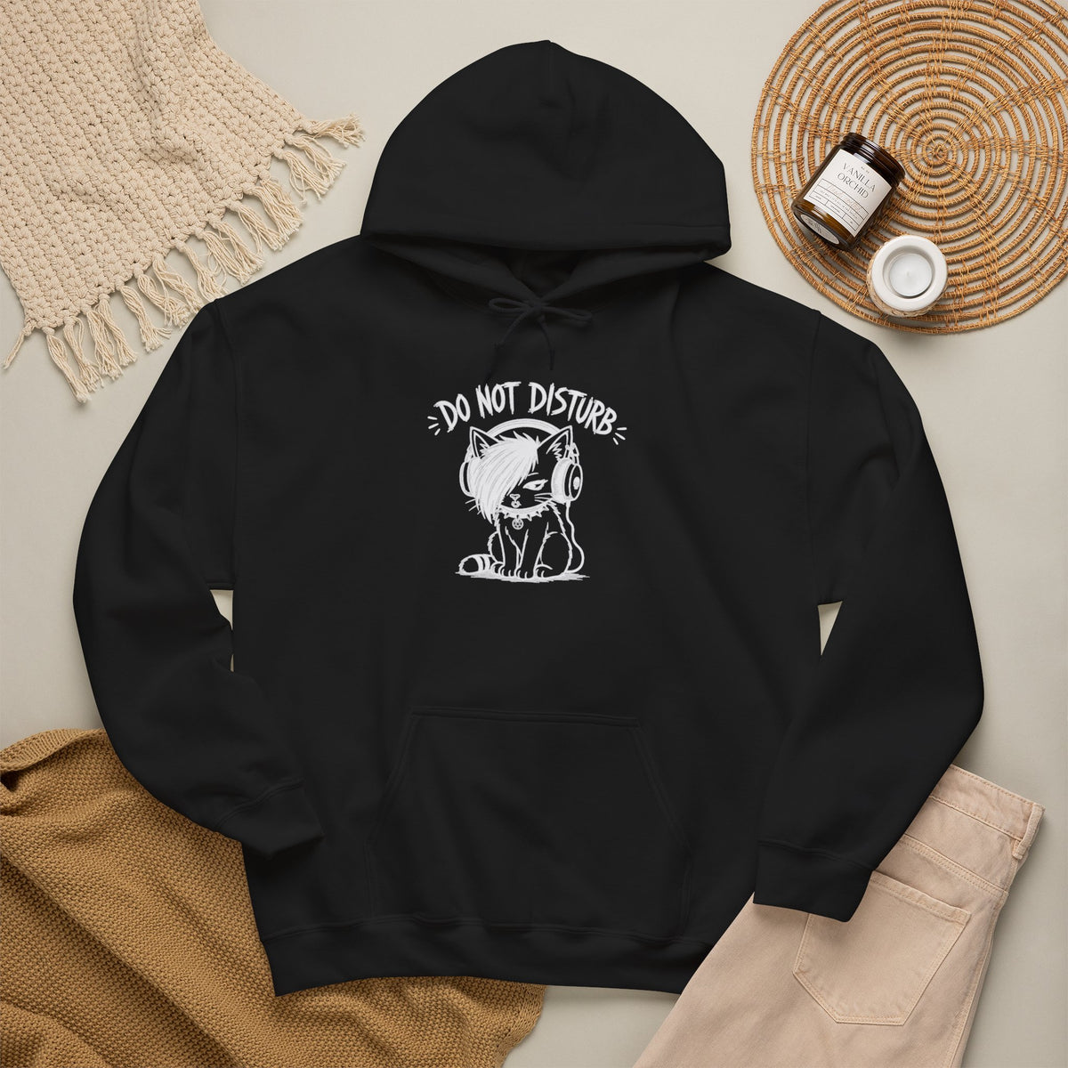 Do Not Disturb Cat Hoodie