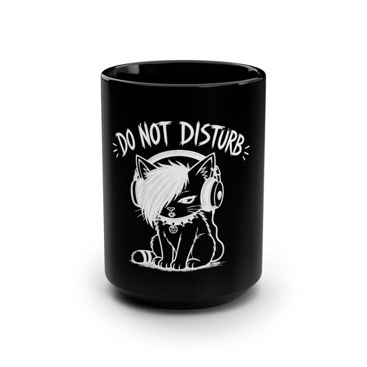 Do Not Disturb Cat 15oz Mug