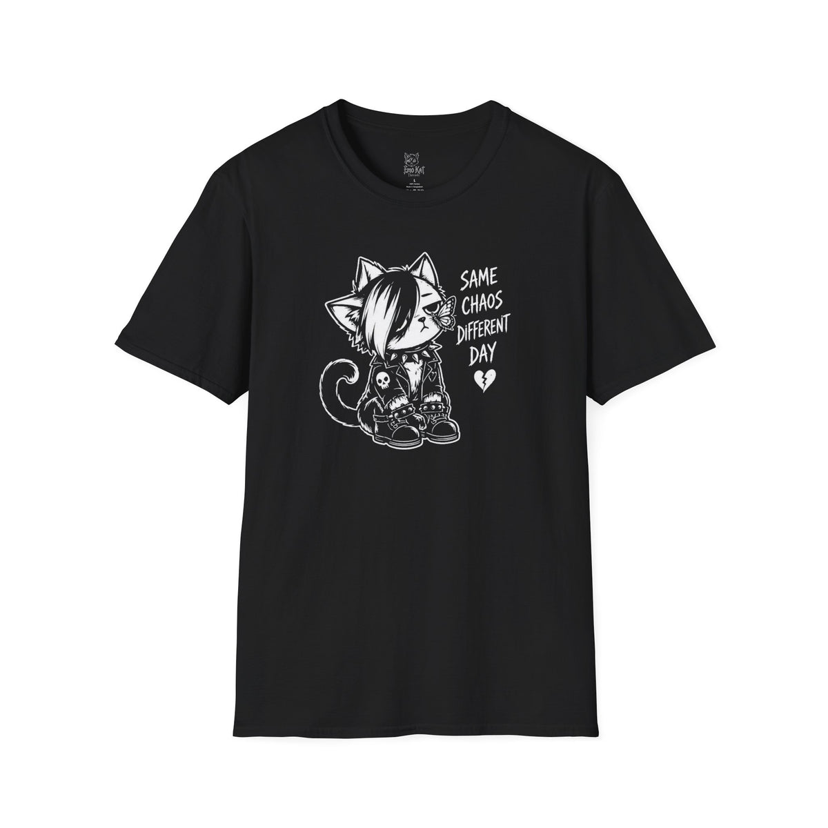 Same Chaos Different Day Cat Tee